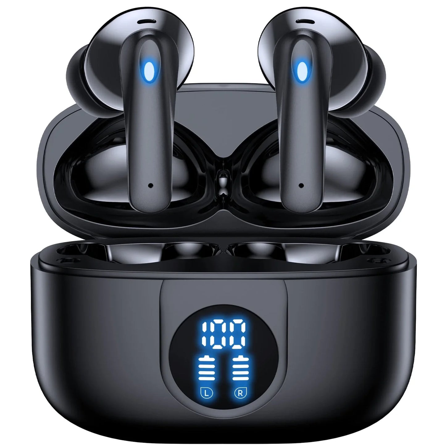 Wireless Earbuds, Bluetooth Headphones V5.4 Stereo Ear Buds with Noise Cancelling Mics