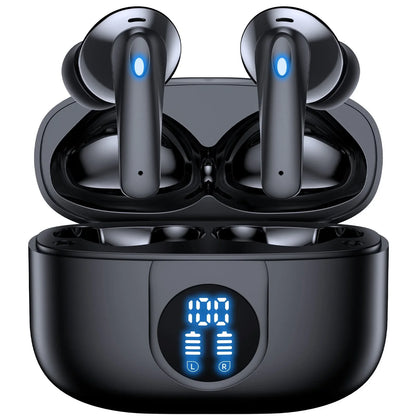 Wireless Earbuds, Bluetooth Headphones V5.4 Stereo Ear Buds with Noise Cancelling Mics