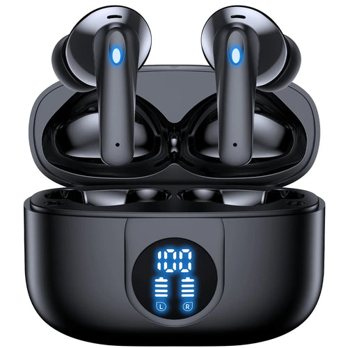 Wireless Earbuds, Bluetooth Headphones V5.4 Stereo Ear Buds with Noise Cancelling Mics