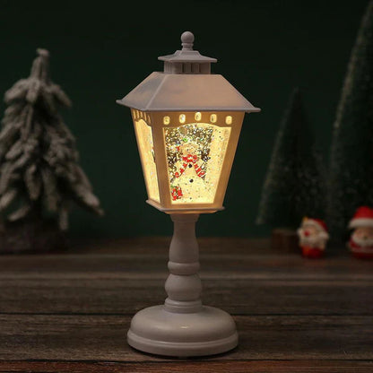 Illuminated Christmas Night Light Table Lamps - Santa, Snowman & Tree Decorations